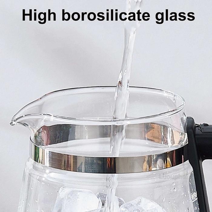 600W Electric Teapot Mini Tea Maker Home Electric Kettle Office Multifunctional Glass Steam Flower T