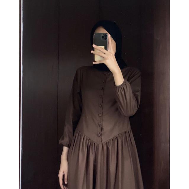 Katun Polos Tesa Dress By.Azeera