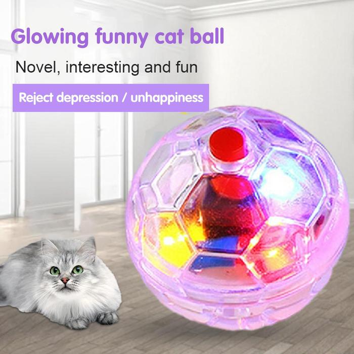 1/3Pcs Cat Motion Light Up Interactive Flash Ball Flash Paranormal Equipment Ghost Toys Up Motion Ba
