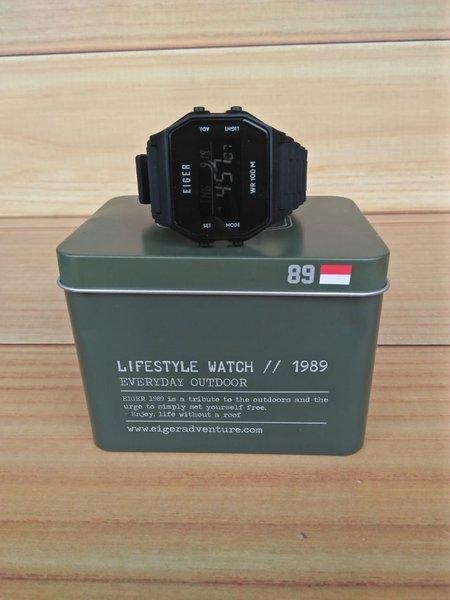 EIGER JAM TANGAN PROVO - BLACK