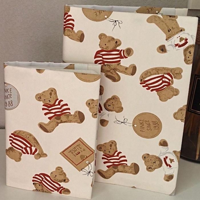 A5 A6 Bear Notebook Cover Planner Case Cover Protective Shell Journal Cover Protector Office Station