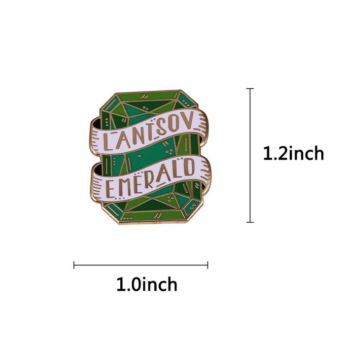 Nikolai Lantsov The Grishaverse enamel pin shadow and bone trilogy Six of Crows Crooked Kingdom King