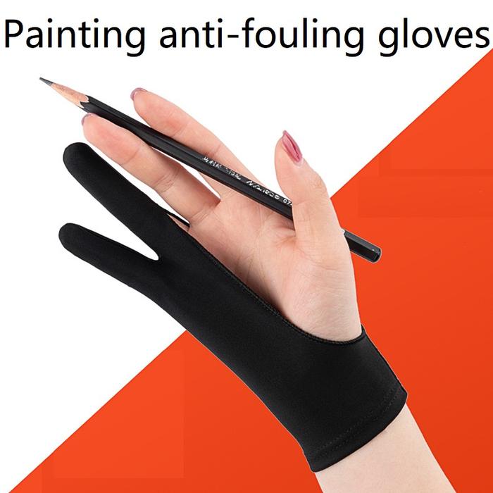 Tablet Gloves Drawing Gloves Left Hand Drawing Glove Paint Digital Graphic Tablet Glove for Drawing