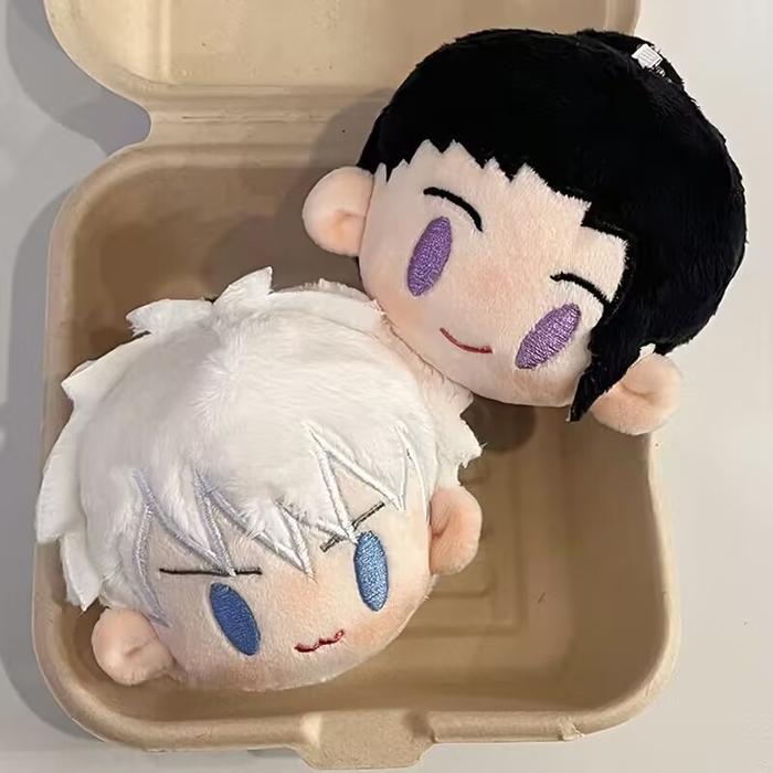 New Jujutsu Kaisen Plush Pendan Gojo Satoru Dolls School Bag Pendants Geto Suguru Cute Soft Stuffed 