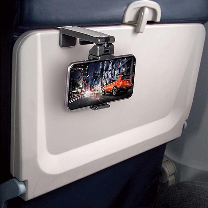 Universal Airplane Phone Holder Mount Handsfree Phone Holder For Desk Tray Pocket Size Must Have Tra