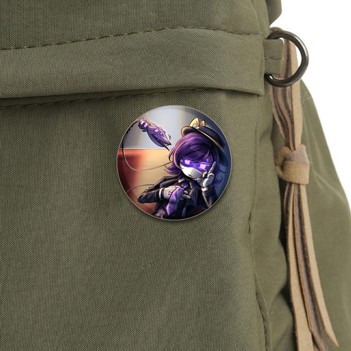 Game Anime Murder Drone N V J Brooches on Backpack Cartoon Badge Cute Dog UZI Killers Enamel Pins Je