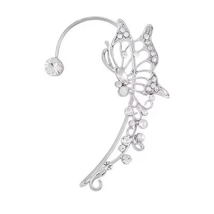 Fashion Elf Butterfly Ear Cuff Without Piercing Clip Earrings Ear Clip For Women Exquisite Sparkling