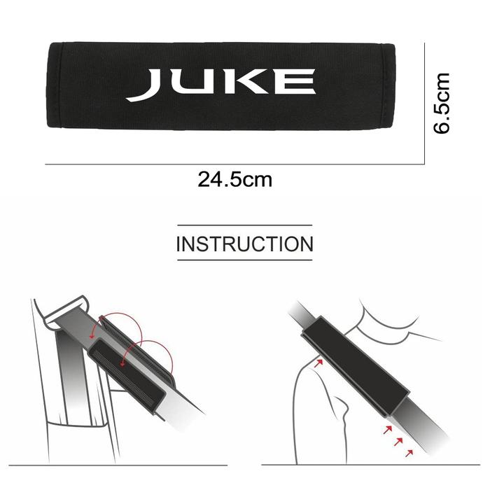 2PCS For Nissan Juke F15 F16 2010 2011 2012 2016 2019 2011 2022 Beetle Car Seat Belt Cover Shoulder 