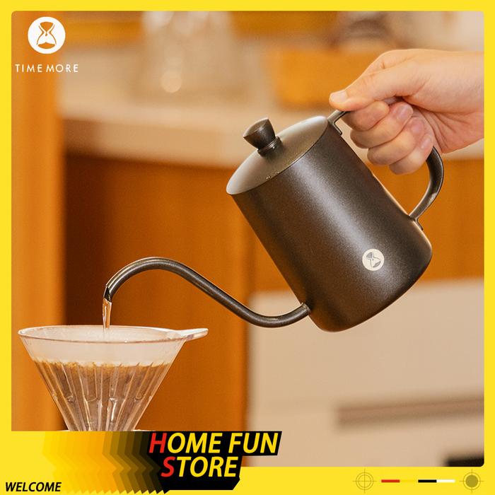 Timemore Fish03 600ml Pour Over Kettle Coffee Pot Stainless Steel Gooseneck Coffee Kettle Customized