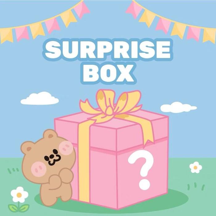 MINKYS Kawaii Super Value Stationery Lucky Bag Washi Tape Sticker NotePad Notebook Bookmarks Note Pa