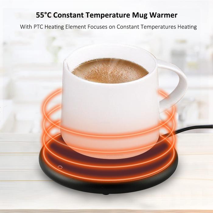 Mug Warmer USB Cup Heater Coffee Tea Cup Warmer Thermostatic Heating Coaster Cup USB Milk Tea Coffee