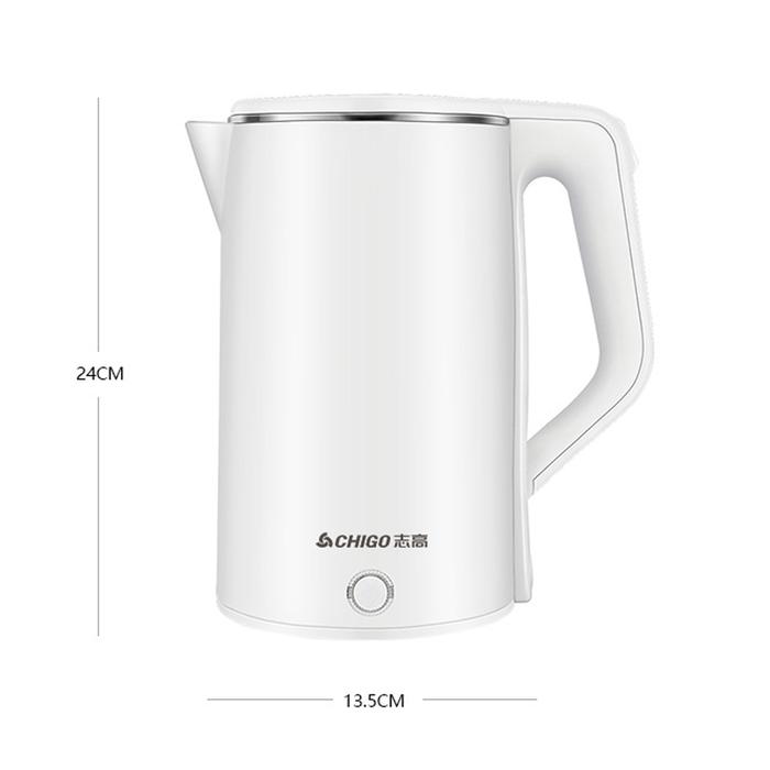 1500W High Power Electric Kettle 2L Stainless Steel Thermal Insulation Kettle Household Portable Cof