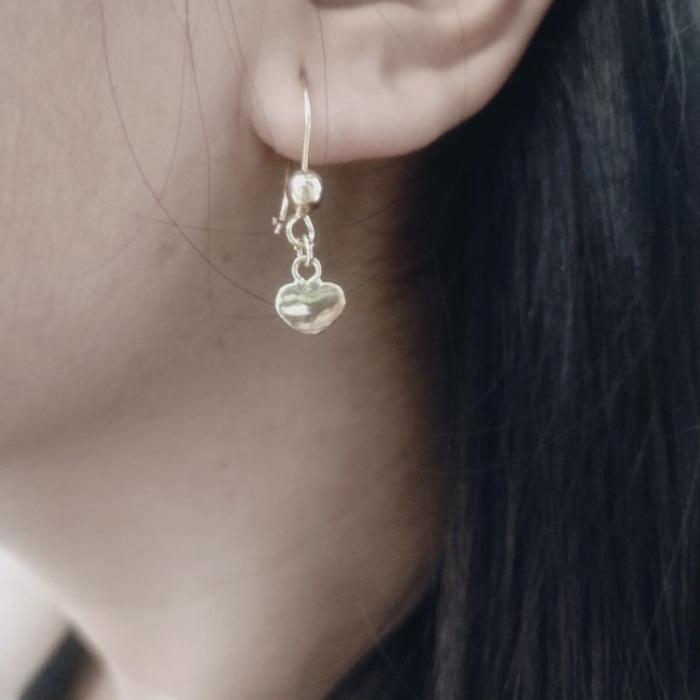 Swasa Anting Giwang Love Mikimos Hello Kitty Dewasa dan Anak warna Emas Muda