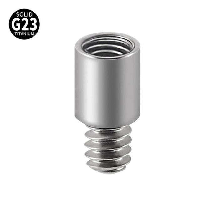 14G 16G Titanium Labret Post Barbell Belly Button Ring Piercing Extension Piercing Tools
