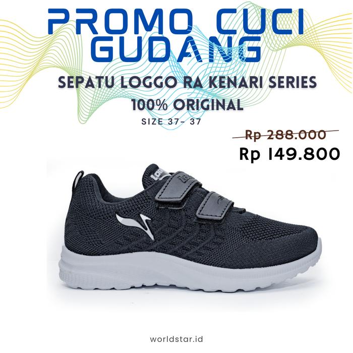 Sepatu Loggo RA Kenari Series 100% ORIGINAL Sneakers Sepatu Anak 33-37