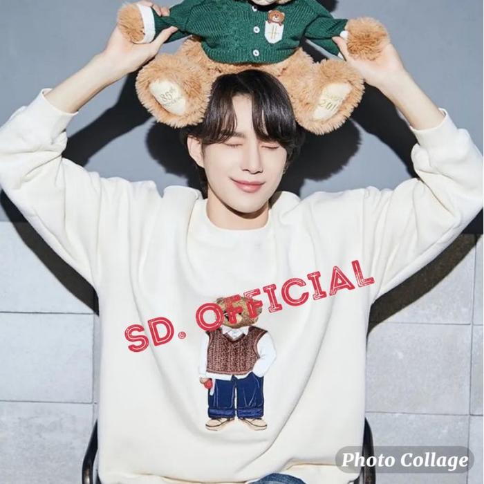 Sweater Basic Nct 127 Jungwoo X Slowacid Feat Teddy Island Beruang