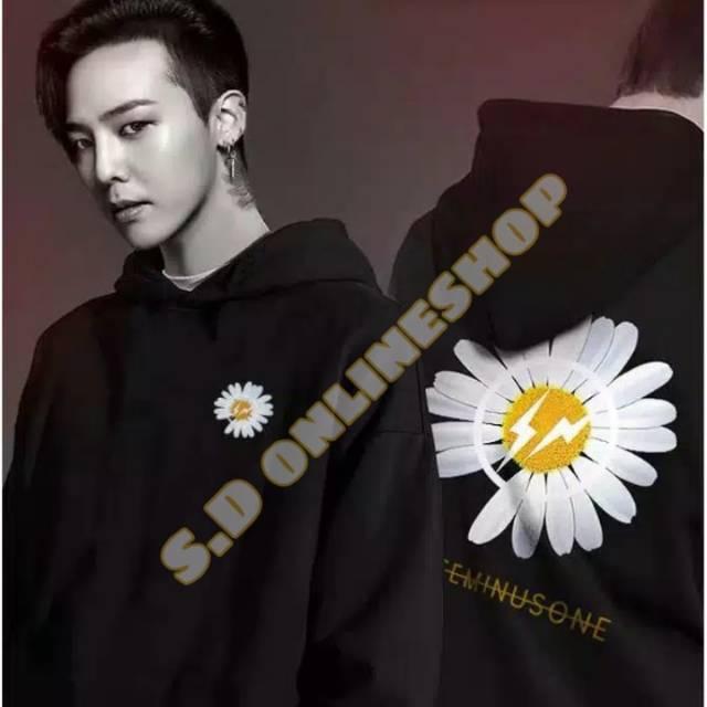 (Cod) Jaket Hoodie Kpop G-Dragon Peaceminusone Flower Varian Warna