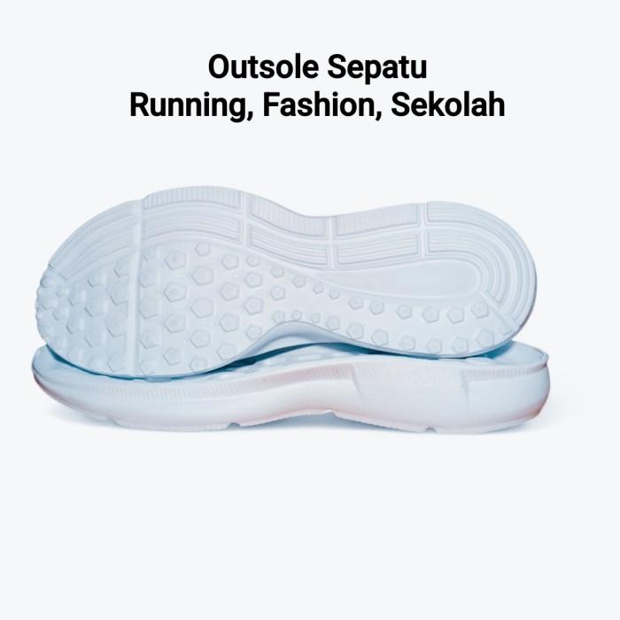 Outsole sepatu Phylon (IP) model Nike Zoom warna putih