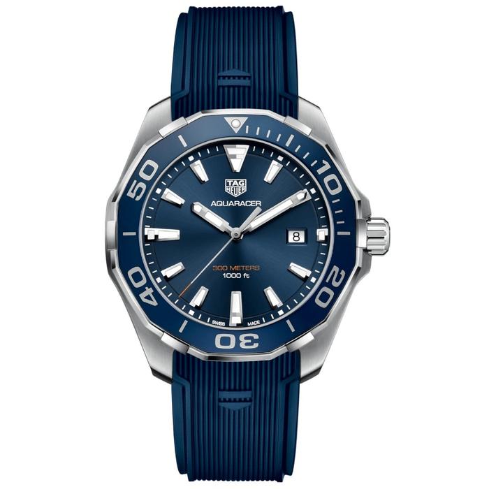 Tag Heuer Aquaracer WAY101C.FT6153 Dial Blue Rubber Original