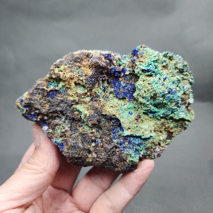 Stunning | Azurite Malachite West Javan Natural Mineral Specimen #AZ001TMC-40