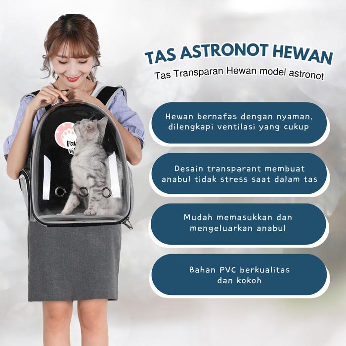 Tas Astronot Kucing Murah Anjing | Tas Transparan | Pet Cargo