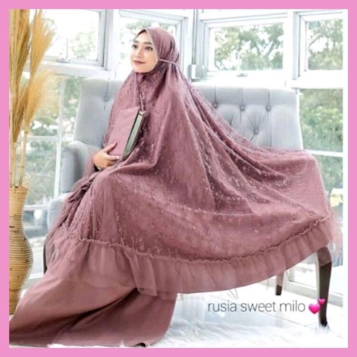 READY STOK Mukena Delanova Original Turkey Swiss Rusia