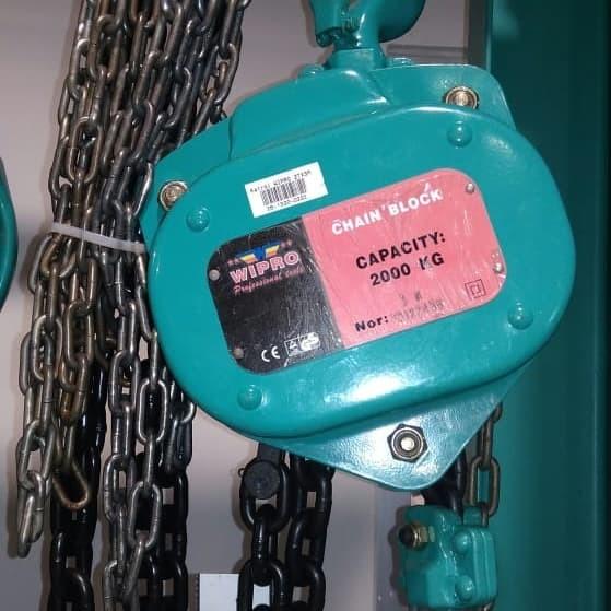 Chain Block 2 Ton x 3 Meter Wipro Katrol 2 Ton x 3 Meter Wipro Best