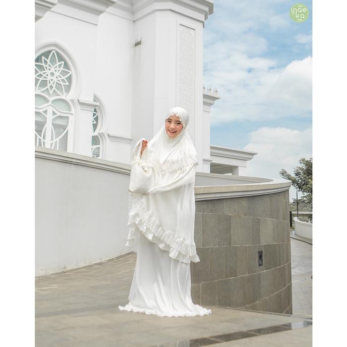 Naeka Mukena Hajj 2in1 Series Silk Premium Mukena Umroh