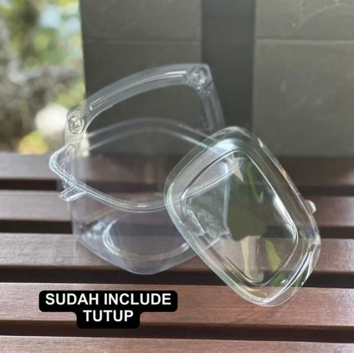 Mika Keranjang / Mika Tenteng 500ml + Tutup Isi 25 pcs