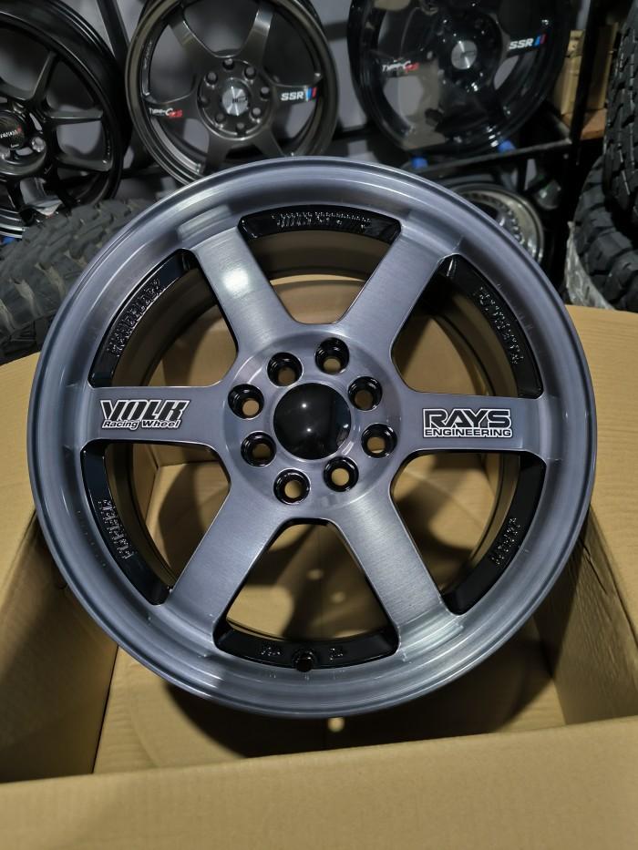 4 buah velg RayS Te37 16x7.0 8H 100 / 114.3 et38 Ring 16 R16 Mobil Avanza Xenia Mobilio Ayla Brio Ci