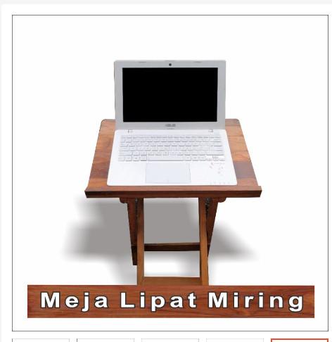 Meja Lipat Miring Meja Ngaji Rehal Al Qur'an Miring Plitur 35x27 portable MEJA ANAK