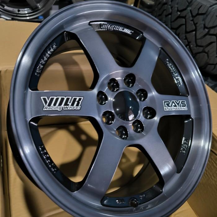 4 buah velg RayS Te37 16x7.0 8H 100 / 114.3 et38 Ring 16 R16 Mobil Avanza Xenia Mobilio Ayla Brio Ci
