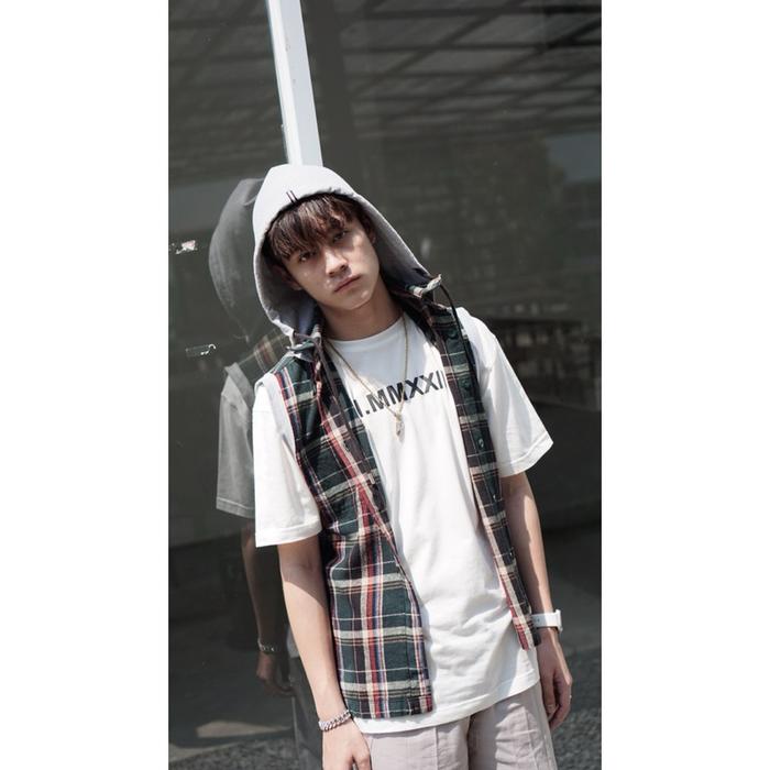 EUVERSE - Kemeja Rompi Flanel Katun Pria Wanita
