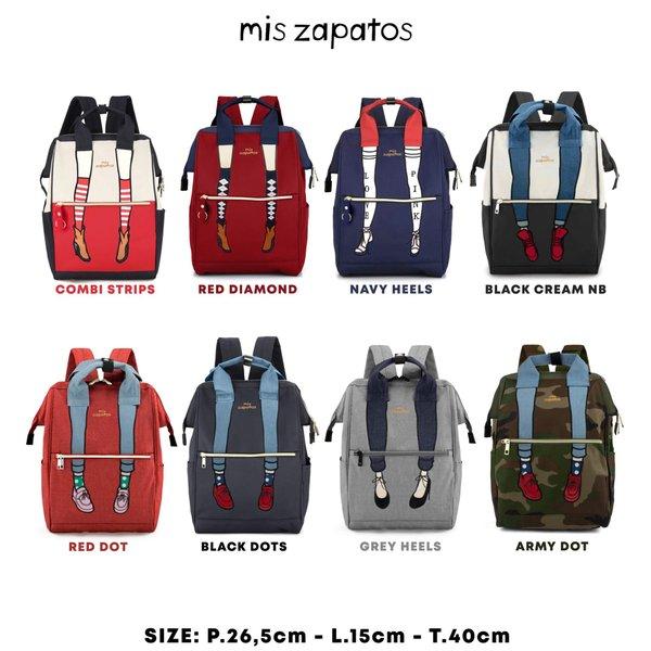 Ransel Mis Zapatos - backpack - tas sekolah - school bags - skul bag - tas punggung serbaguna