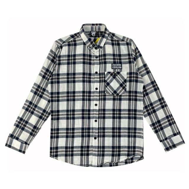 Kemeja Flanel OYISAM! "FLA GREYWHITE"