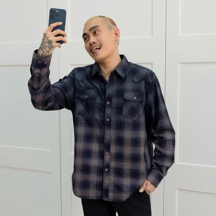 Original 100% Rucas Flannel | Flannel Mister Aloy | Flannel Juna White Gradation | Flannel Uus Vinta