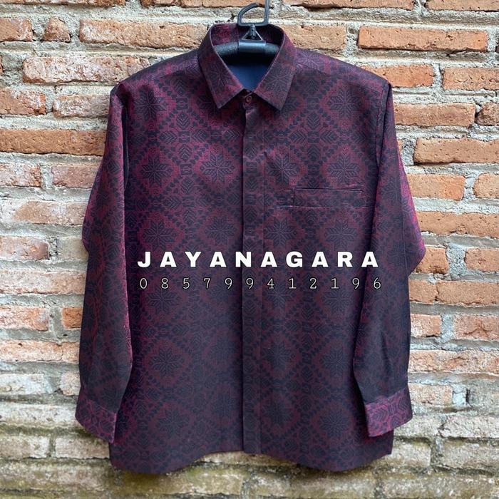 Kemeja Tenun Jayanagara Original Handwoven 003
