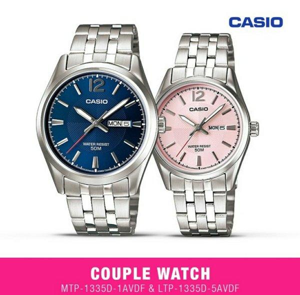 Casio Original Jam Tangan Couple MTP-1335D-2A dan LTP-1335D-5A