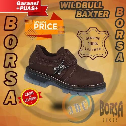 SEPATU BORSA WILDBULL BAXTER - ORIGINAL LEATHER SAFETY SHOES