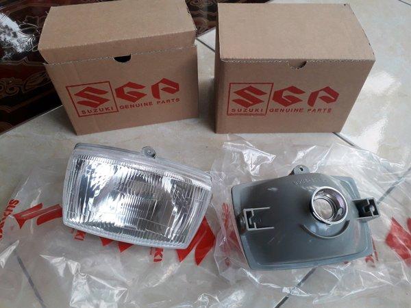 REFLEKTOR LAMPU DEPAN SUZUKI RC100 ASLI ORIGINAL SGP