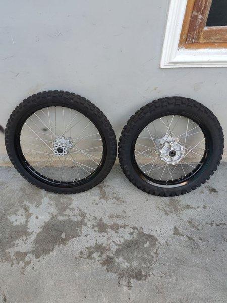 RODA SET COPOTAN HONDA CRF 150 CRF150L ASLI WARNA HITAM