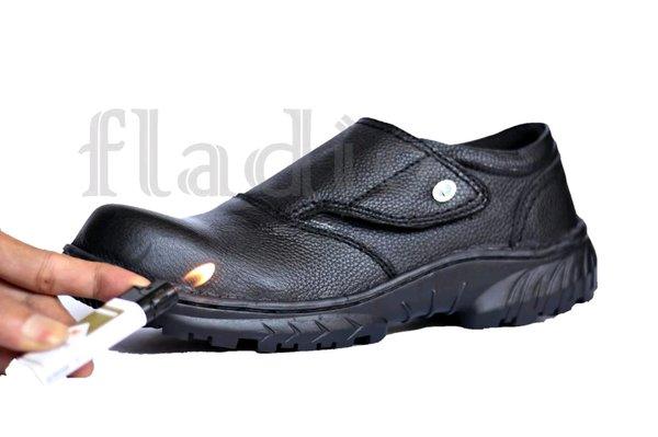 Sepatu Boots Safety Pria Fladio Casual Kulit Asli Boot Kerja Main Sneakers Murah Kickers Crocodile N