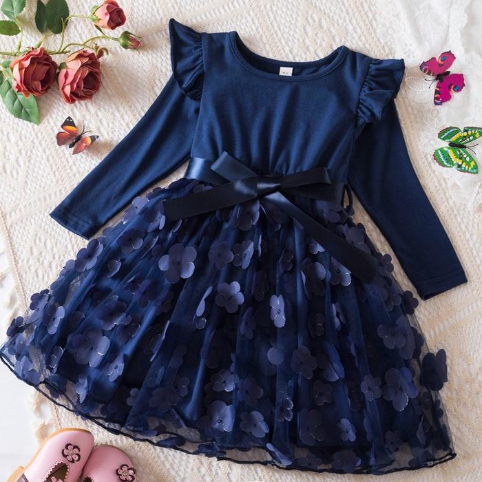 pixar cars lightning mcqueen girl baby dresses spring autumn child long sleeve sweet princess dress