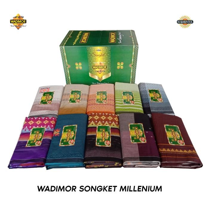 Lili_ Wadimor Sarung Tenun Songket Millenium - DOMINAN PUTIH