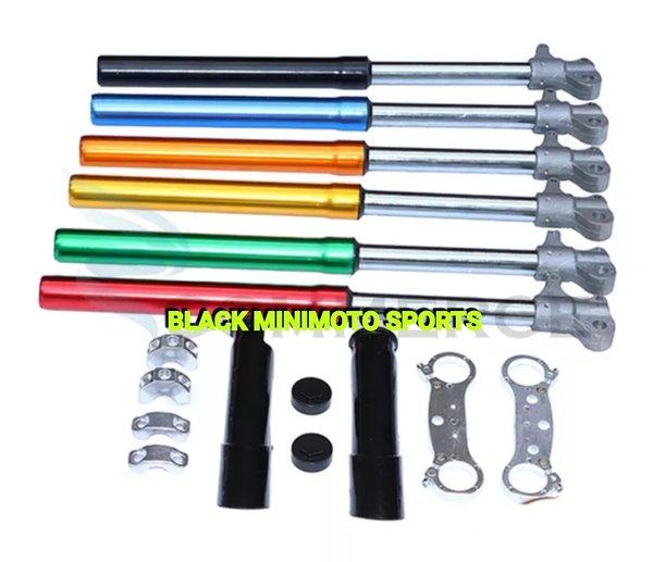 Shock Breaker Depan Mini Trail Upside Down - Garpu Depan Shock Set Komplit - SHOCK- SEGITIGA - RAISE
