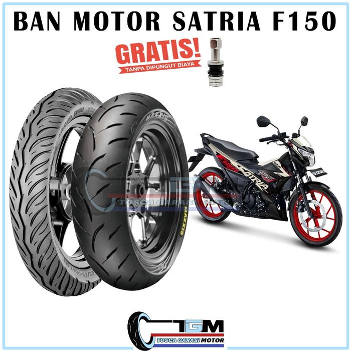 BAN MOTOR SATRIA FU TUBELESS FREE PENTIL TUBELESS