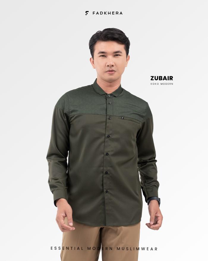 ZUBAIR dan ZUBAIR LONG kemko modern kemeja Pria Fadkhera