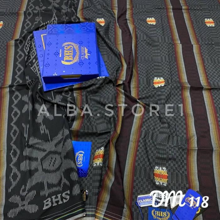(MOTIF BARU) Sarung BHS Classic Songket Kawung Dobby Gold/SKT DAM/KDP | BHS Infinity|BHS COSMO