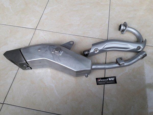 KENALPOT STANDAR KLX S ORI LIKE NEW KONDISI