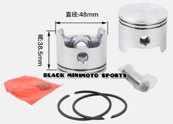 Piston Set Complete Mesin Tempel Perahu Bor Tanah 48mm-Piston Komplit 1E48F Yamamoto Earth Auger-Pis